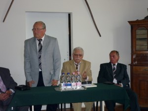 A könyvbemutató végén bemutatták a mű három alkotóját: Firányi Ferencet, Verli Györgyöt és Werli Istvánt.